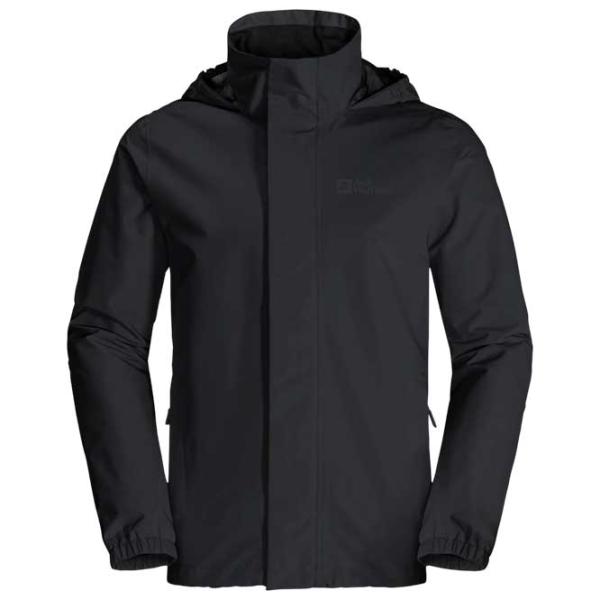 Ветровка для мужчин Jack Wolfskin Stormy Point 2L Jkt M Демисезонная/ Черный photo 1