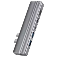Adaptor Hub WIWU Alpha T9 USB Type-C/ Gray