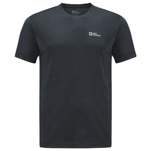 Tricou pentru bărbați Jack Wolfskin Vonnan S|S T 100% poliester/ Black photo 1 Tricou pentru bărbați Jack Wolfskin Vonnan S|S T 100% poliester/ Black photo 1