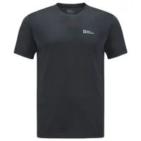 Tricou pentru bărbați Jack Wolfskin Vonnan S|S T 100% poliester/ Black