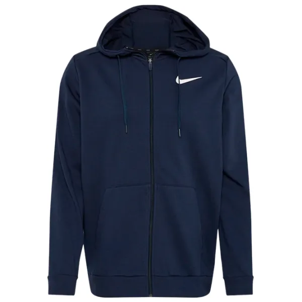 Толстовка для мужчин Nike Dri-FIT Hooded Fitness Full-Zip Прямой/ Темно-синий photo 1