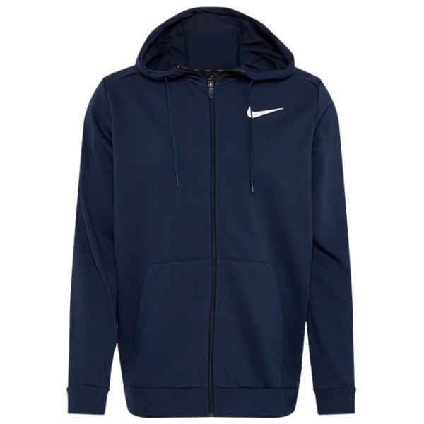 Толстовка для мужчин Nike Dri-FIT Hooded Fitness Full-Zip Прямой/ Темно-синий photo 1