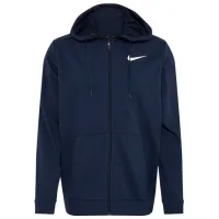 Hanorac pentru bărbați Nike Dri-FIT Hooded Fitness Full-Zip Drept/ Navy