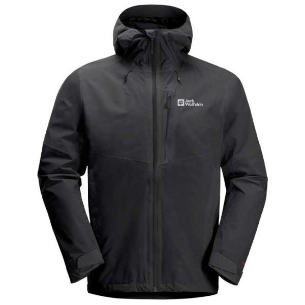 Ветровка для мужчин Jack Wolfskin Eagle Peak 2L Jkt M Демисезонная/ Черный photo 1