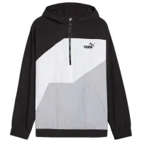 Ветровка для мужчин Puma Power Windbreaker ½ Zip Демисезонная/ Черный