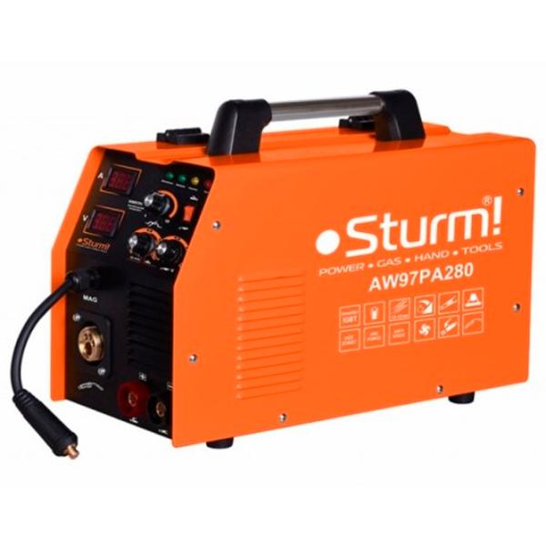 Aparat de sudat Sturm AW97PA280 230 V semiautomat (MIG/ MAG)/ Orange photo 1