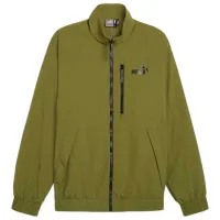 Jachetă pentru bărbați Puma Style Windbreaker Semi-sezon/ Olive Green