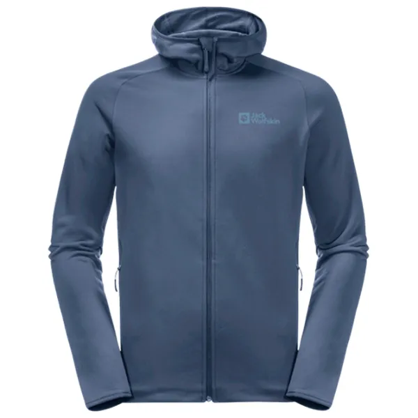Hanorac pentru bărbați Jack Wolfskin Baiselberg Hooded Fz M Drept/ Navy photo 1