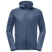 Hanorac pentru bărbați Jack Wolfskin Baiselberg Hooded Fz M Drept/ Navy