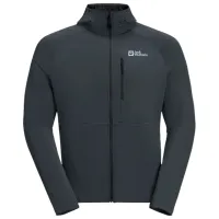 Hanorac pentru bărbați Jack Wolfskin Kolbenberg Hooded Fz M Drept/ Gray