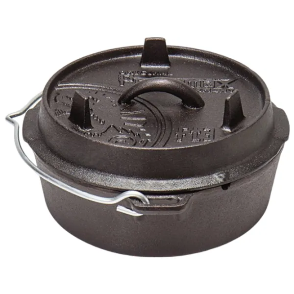 Ceaun pentru grătar Petromax Dutch Oven ft 4.5 3.5l / Fontă / Brown photo 1