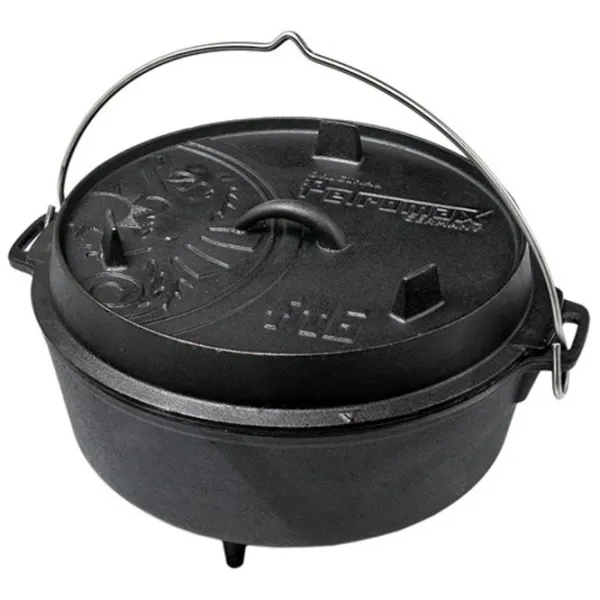 Котел Petromax Dutch Oven ft 6 5.5л / Чугун / Черный photo 1