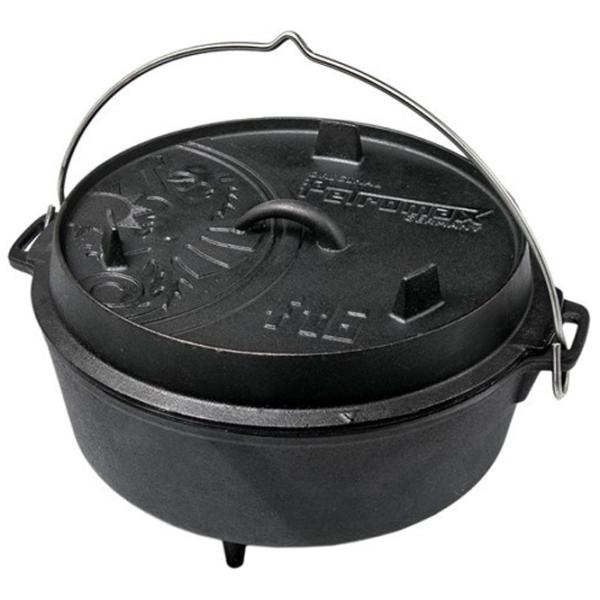 Котел Petromax Dutch Oven ft 6 5.5л / Чугун / Черный photo 1