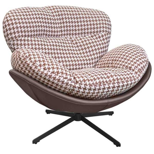 Кресло для гостиной DecoPrim Euforia Белый Коричневый photo 1 Кресло для гостиной DecoPrim Euforia Белый Коричневый photo 1