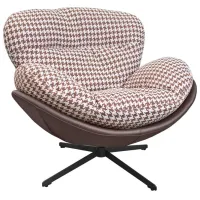 Кресло для гостиной DecoPrim Euforia Белый Коричневый