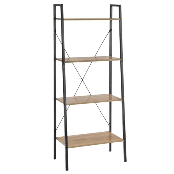Стеллаж Narvik REG2 148см x 60см x 32см cm/ ЛДСП/ Black photo 1 Стеллаж Narvik REG2 148см x 60см x 32см cm/ ЛДСП/ Black photo 1