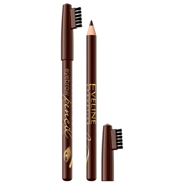 Карандаш для бровей Eveline Cosmetics Eyebrow Pencil Soft Brown photo 1 Карандаш для бровей Eveline Cosmetics Eyebrow Pencil Soft Brown photo 1