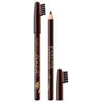 Creion pentru sprâncene Eveline Cosmetics Eyebrow Pencil Medium Brown