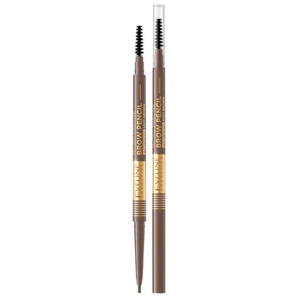 Карандаш для бровей Eveline Cosmetics Micro Precise Коричневый photo 1 Карандаш для бровей Eveline Cosmetics Micro Precise Коричневый photo 1