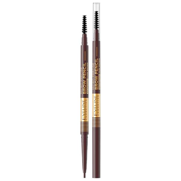 Карандаш для бровей Eveline Cosmetics Micro Precise Коричневый photo 1 Карандаш для бровей Eveline Cosmetics Micro Precise Коричневый photo 1