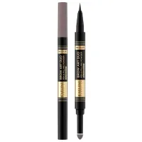 Marker pentru sprâncene Eveline Cosmetics Brow Art Duo Medium Brown