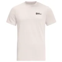 Tricou pentru bărbați Jack Wolfskin Essential T M 100% bumbac/ White