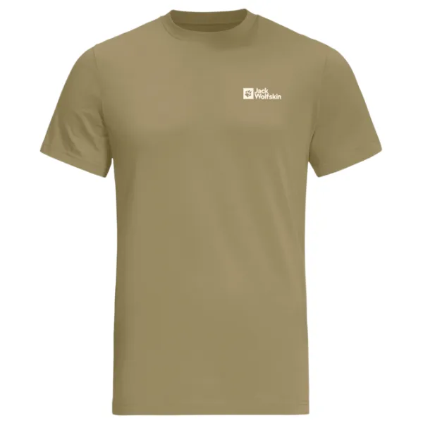 Tricou pentru bărbați Jack Wolfskin Essential T M 100% bumbac/ Green photo 1