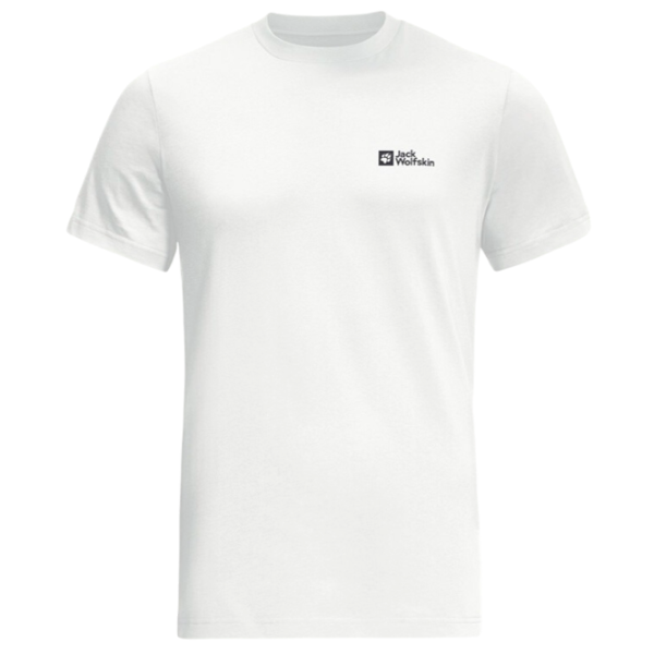 Tricou pentru bărbați Jack Wolfskin Essential T M 100% bumbac/ White photo 1 Tricou pentru bărbați Jack Wolfskin Essential T M 100% bumbac/ White photo 1