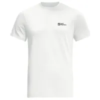 Tricou pentru bărbați Jack Wolfskin Essential T M 100% bumbac/ White