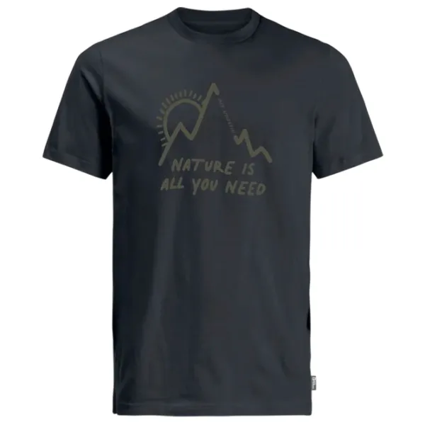 Футболка для мужчин Jack Wolfskin Bergliebe T M 100% хлопок/ Phantom photo 1