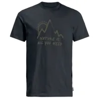 Футболка для мужчин Jack Wolfskin Bergliebe T M 100% хлопок/ Phantom