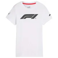 Tricou pentru femei Puma F1 Logo Graphic Tee Wns 100% bumbac/ White
