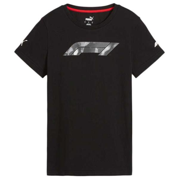 Футболка для женщин Puma F1 Logo Graphic Tee Wns 100% хлопок/ Черный photo 1