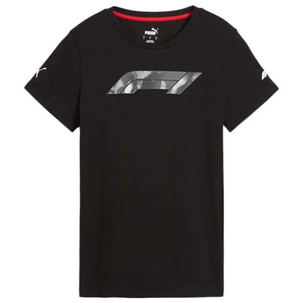 Tricou pentru femei Puma F1 Logo Graphic Tee Wns 100% bumbac/ Black photo 1