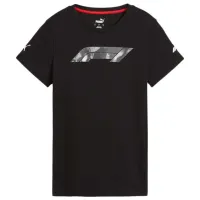 Tricou pentru femei Puma F1 Logo Graphic Tee Wns 100% bumbac/ Black