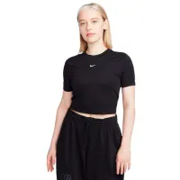 Футболка для женщин Nike W Nsw Tee Essntl Slim Crp Lbr 48% модал/ Черный