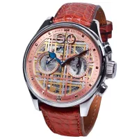 Ceas de mână pentru bărbați Alexander Shorokhoff AS.C01-KR01L Mecanic/ 43 mm