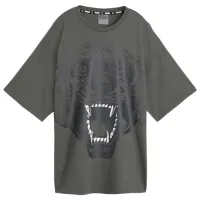 Футболка для женщин Puma Game Love Cat Tee Mineral 100% хлопок/ Серый