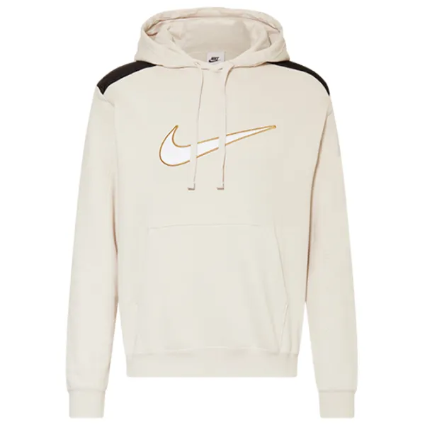 Hanorac pentru bărbați Nike Sportswear SP Fleece BB Drept/ Beige photo 1