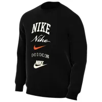 Толстовка для мужчин Nike Club Bb Crew Stack Gx Прямой/ Черный