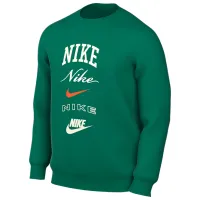 Hanorac pentru bărbați Nike Club Bb Crew Stack Gx Drept/ Green