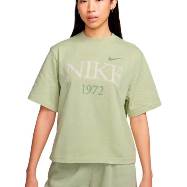Tricou pentru femei Nike W Nsw Tee Classics Boxy 100% bumbac/ Olive Green photo 1 Tricou pentru femei Nike W Nsw Tee Classics Boxy 100% bumbac/ Olive Green photo 1
