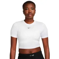 Tricou pentru femei Nike W Nsw Tee Essntl Slim Crp Lbr 48% modal/ White