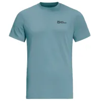 Tricou pentru bărbați Jack Wolfskin Essential T M 100% bumbac/ Blue