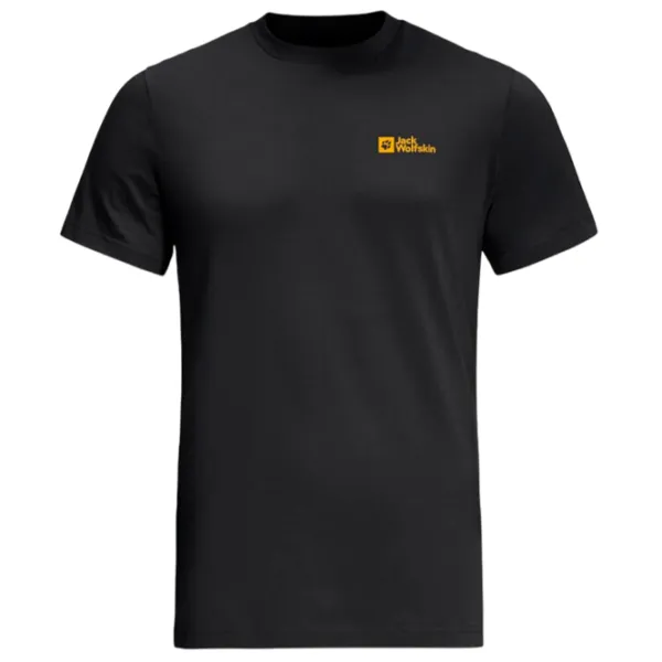 Tricou pentru bărbați Jack Wolfskin Essential T M Black photo 1 Tricou pentru bărbați Jack Wolfskin Essential T M Black photo 1