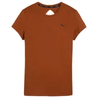 Tricou pentru femei Puma Studio Sheer Fashion Tee 6% elastan/ Brown