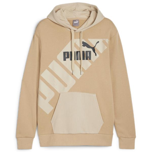 Толстовка для мужчин Puma Power Graphic Hoodie Tr Прямой/ Бежевый photo 1