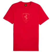 Футболка для мужчин Puma Ferrari Race Big Shield Tee Tonal 100% хлопок/ Красный