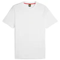 Футболка для мужчин Puma Ferrari Race Big Shield Tee Tonal 100% хлопок/ Белый