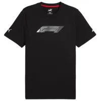 Tricou pentru bărbați Puma F1 Logo Graphic Tee 100% bumbac/ Black